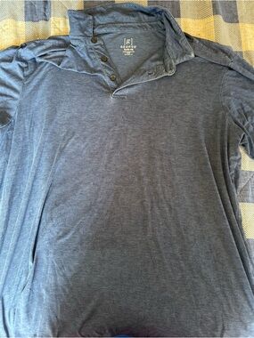 George Men's Slate Blue Heather Polo Shirt